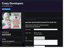 Tablet Screenshot of crazydevelopers.tk